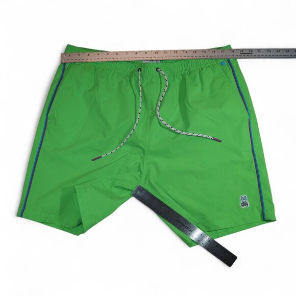 Psycho Bunny Ratcliff Swim Shorts Men's XXL Lime Green - Picture 8 of 10
